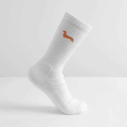 Dackel Socken "Pablo" - Orange -