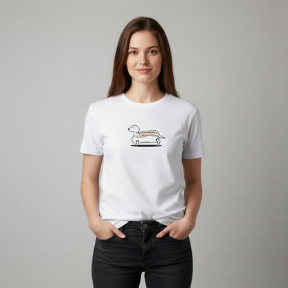 Dackel T-Shirt "Hot-Dog" - Motiv groß