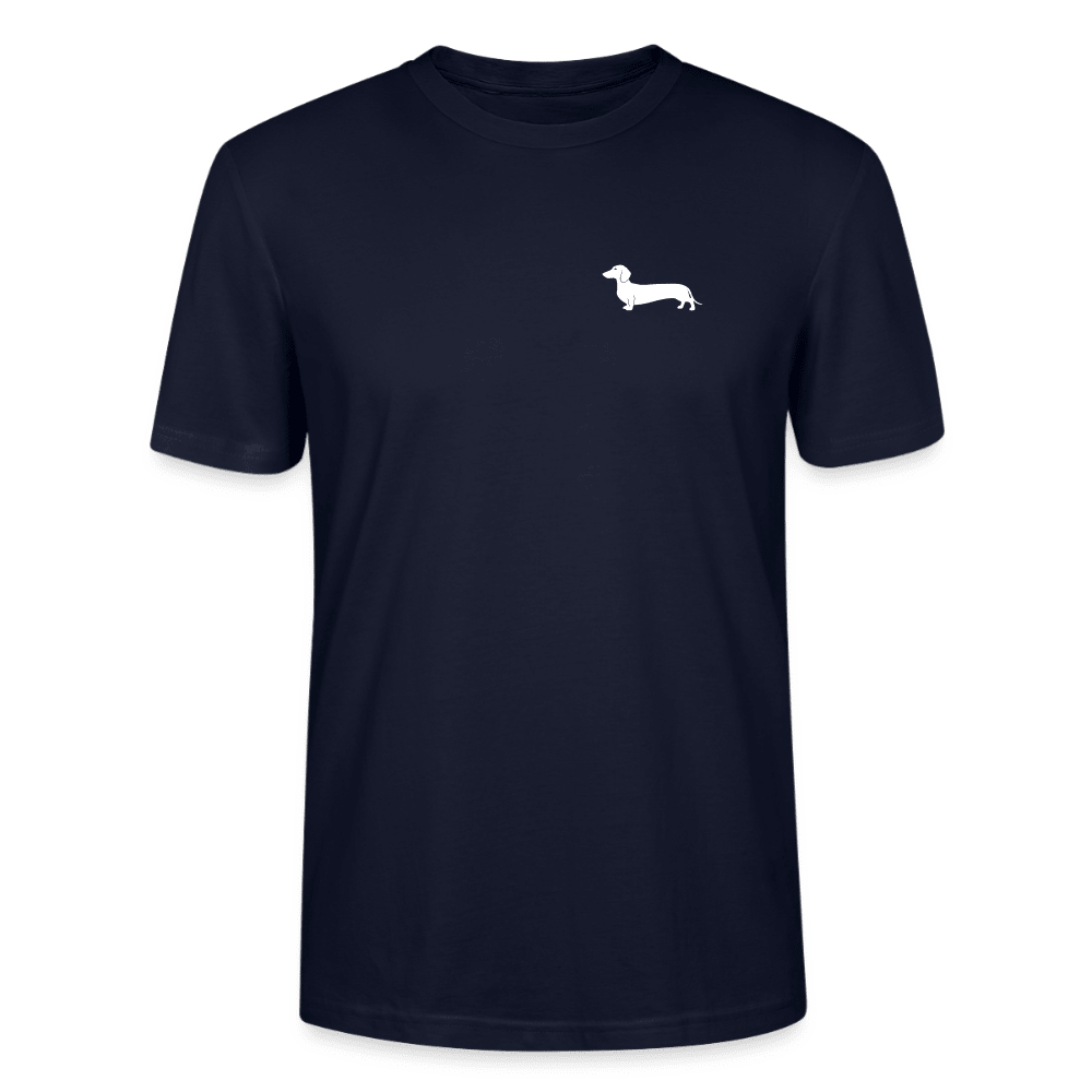 Kurzhaardackel T-Shirt „Pablo“ – Unisex - Navy