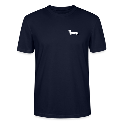 Kurzhaardackel T-Shirt „Pablo“ – Unisex - Navy