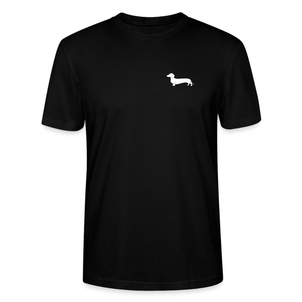 Kurzhaardackel T-Shirt „Pablo“ – Unisex - Schwarz
