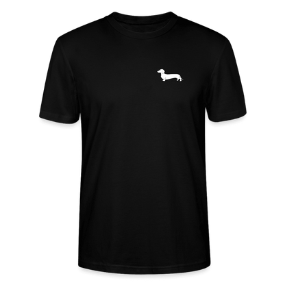Kurzhaardackel T-Shirt „Pablo“ – Unisex - Schwarz
