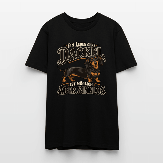 Kurzhaardackel T-Shirt Unisex „Ein Leben ohne Dackel" -