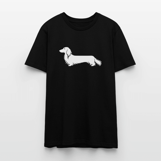 Langhaardackel T-Shirt „Finn“ - Unisex, großes Motiv -