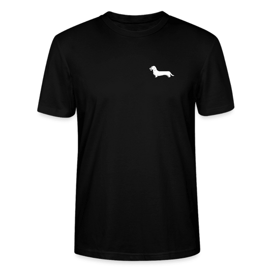 Rauhaardackel T-Shirt „Rosi“ - Unisex - Schwarz